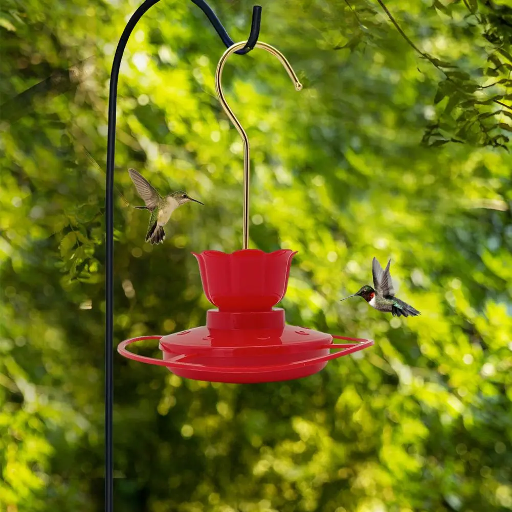 Hummingbird Feeder with Leak-proof Design Leak-proof Hummingbird Feeder with 6 Flower-shaped Feeding for Attracting for Watching
