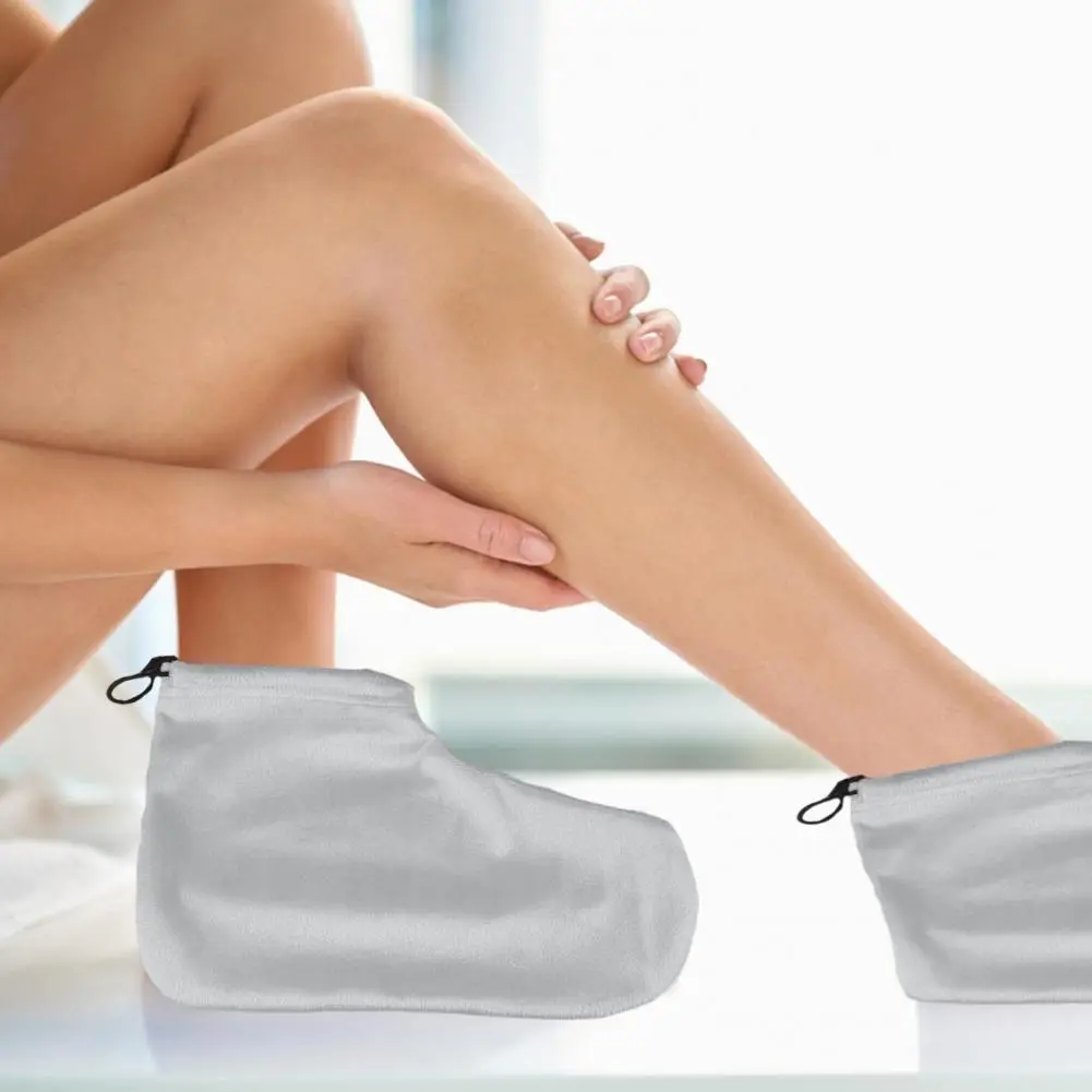 Wax Foot Socks Winter Spa Paraffin Wax Therapy Set Gloves Booties Liners for Hot Adjustable Portable Foot Hand Treatment Winter