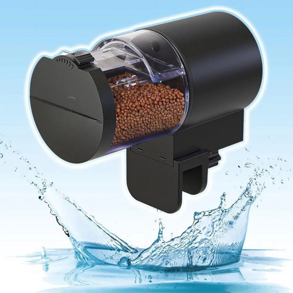 Automatic Fish Feeder, Smart Timer Auto Fish Food Dispenser with Battery, Easy Install for Aquarium Fish Tank