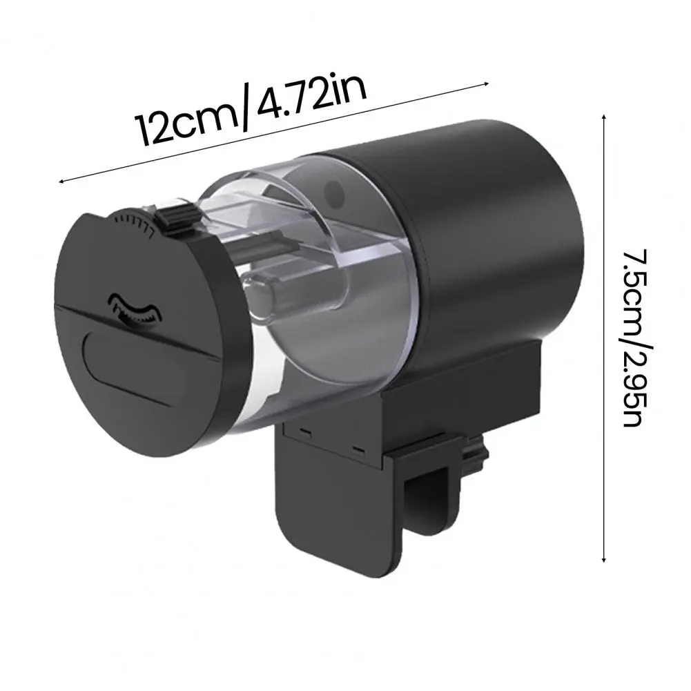 Automatic Fish Feeder, Smart Timer Auto Fish Food Dispenser with Battery, Easy Install for Aquarium Fish Tank