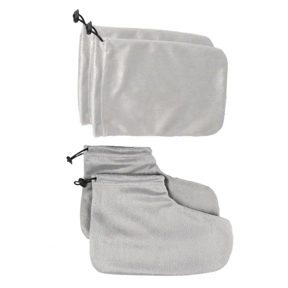 Wax Foot Socks Winter Spa Paraffin Wax Therapy Set Gloves Booties Liners for Hot Adjustable Portable Foot Hand Treatment Winter