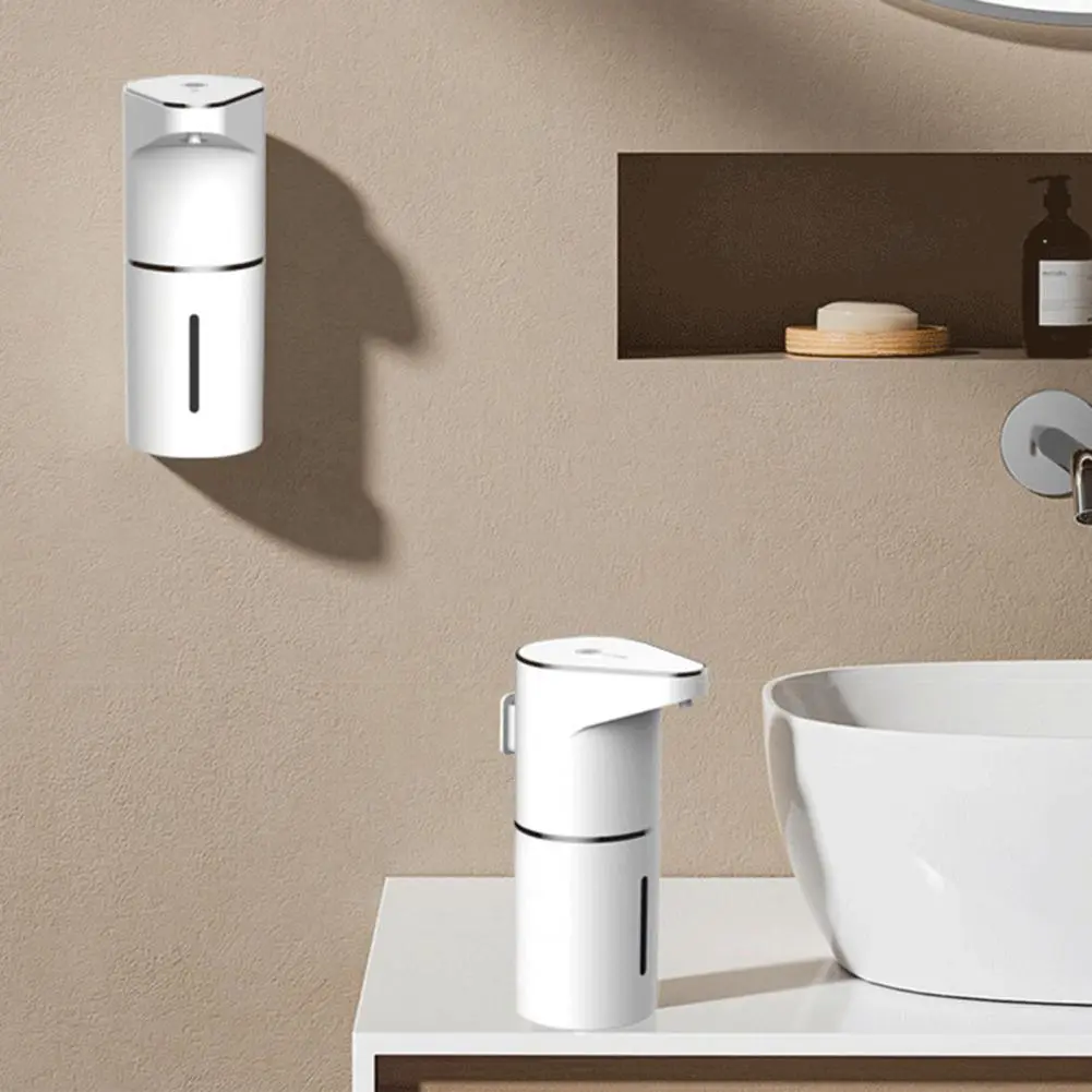 Gentle Foam Shampoo Dispenser Touchless Rgb Light Soap Dispenser with Induction 3-stage Foam Pump for Automatic for Shower