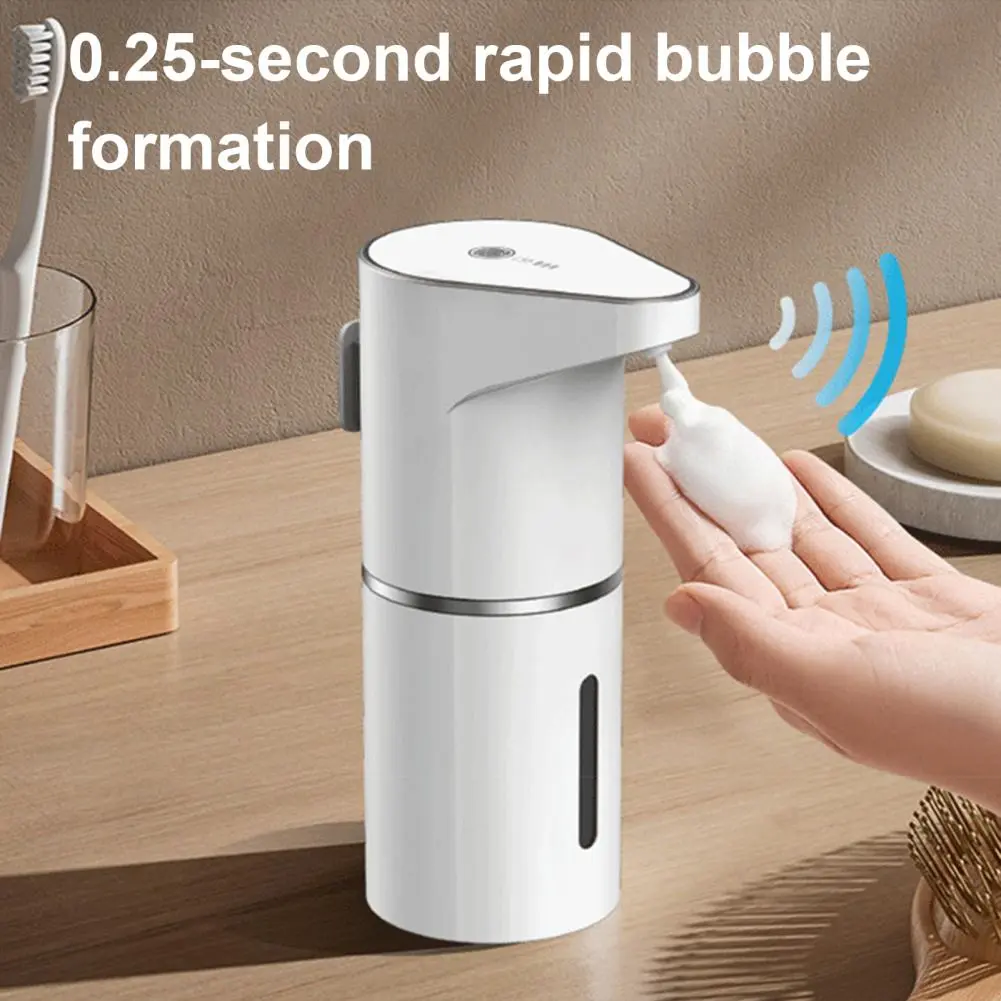 Gentle Foam Shampoo Dispenser Touchless Rgb Light Soap Dispenser with Induction 3-stage Foam Pump for Automatic for Shower
