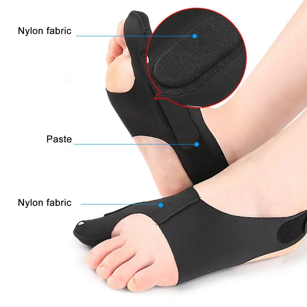 Sebs Side Foot Sleeve Adjustable Bunion Corrector for Pain Relief Toe Straightening Wear Resistant Design for Bunions Correction