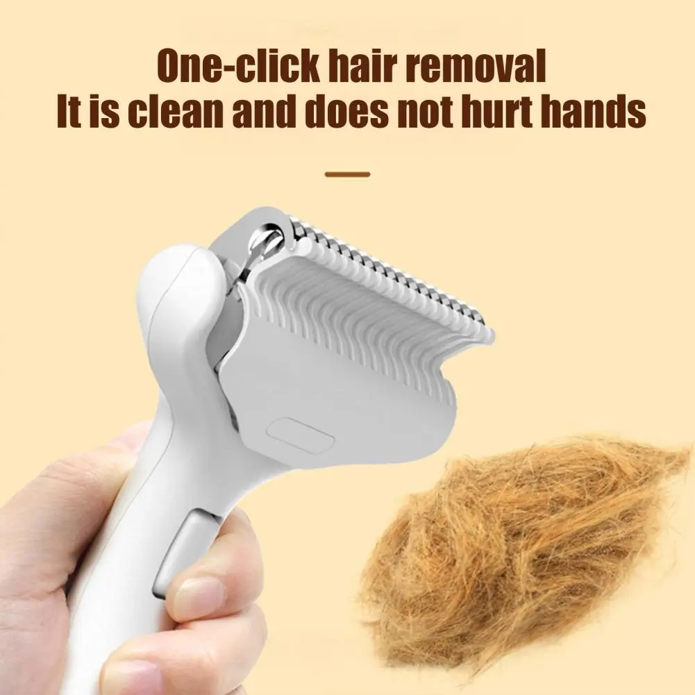 Pet Deshedding Brush Professional Pet Grooming Tools Set for Dogs Cats Undercoat Rake Dematting Comb Shedding Remover Brush