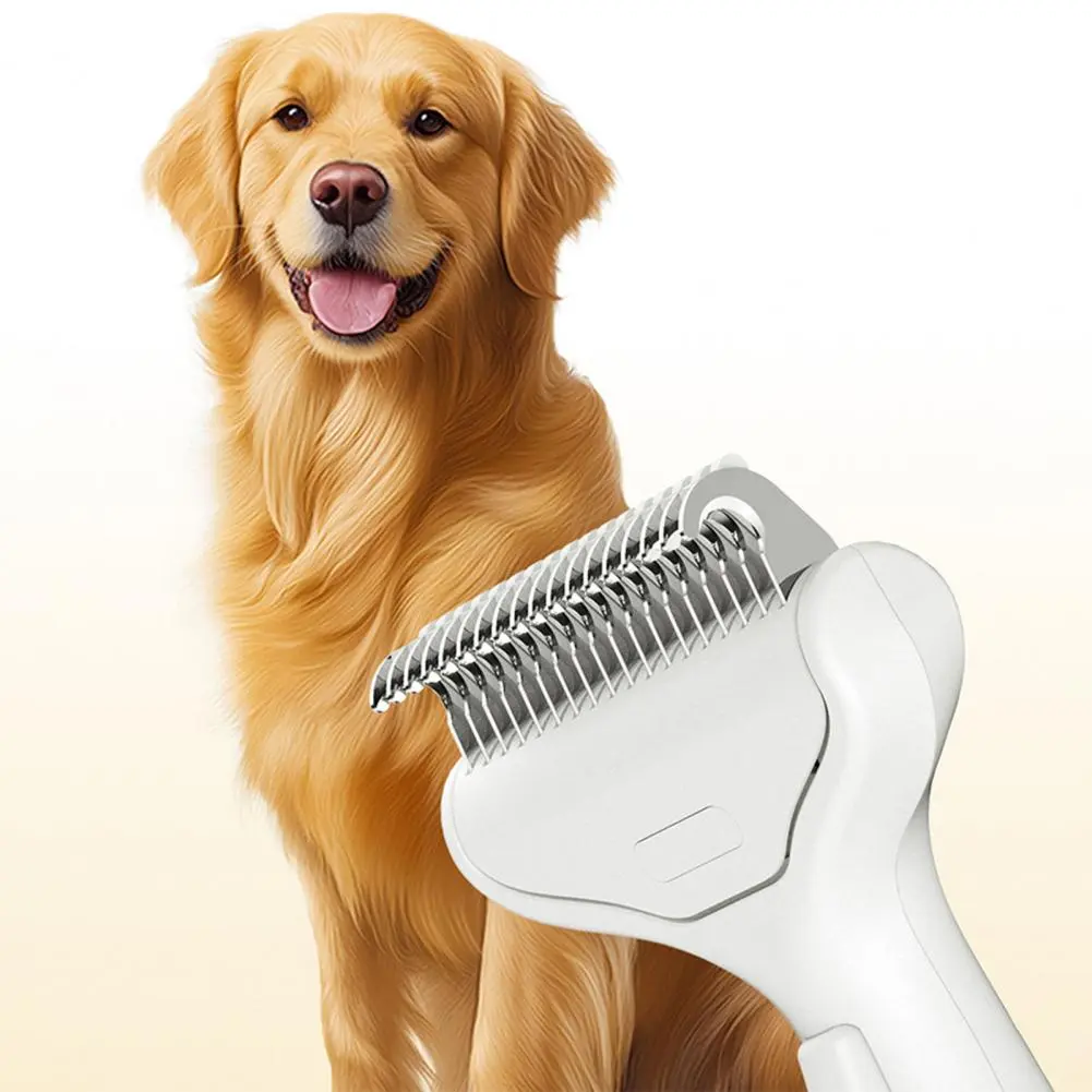 Pet Deshedding Brush Professional Pet Grooming Tools Set for Dogs Cats Undercoat Rake Dematting Comb Shedding Remover Brush