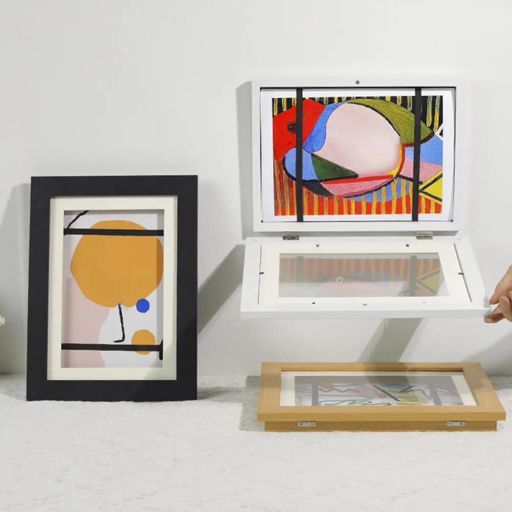 Child Artist Display Frame Children's Artwork Display Frame for Wall Front Opening Kids Art Frames for Oil Paintings for Kids'
