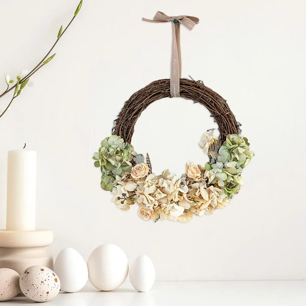 Artificial Green Leaf Garland Handmade Floral Twig Garland for Front Door Wedding Wall Hanging Decor Artificial for Birthday