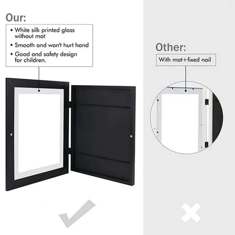 Child Artist Display Frame Children's Artwork Display Frame for Wall Front Opening Kids Art Frames for Oil Paintings for Kids'
