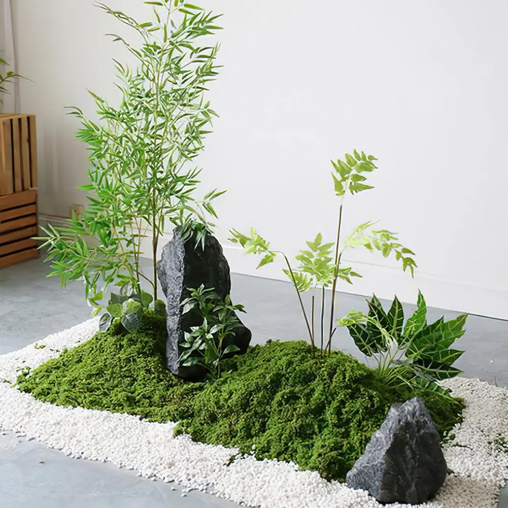 Realistic Artificial Moss Artificial Moss Decorations for Home Garden Faux Moss Ground Cover Green Plants Diy for Bonsai for Diy