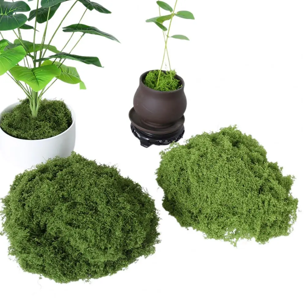 Realistic Artificial Moss Artificial Moss Decorations for Home Garden Faux Moss Ground Cover Green Plants Diy for Bonsai for Diy