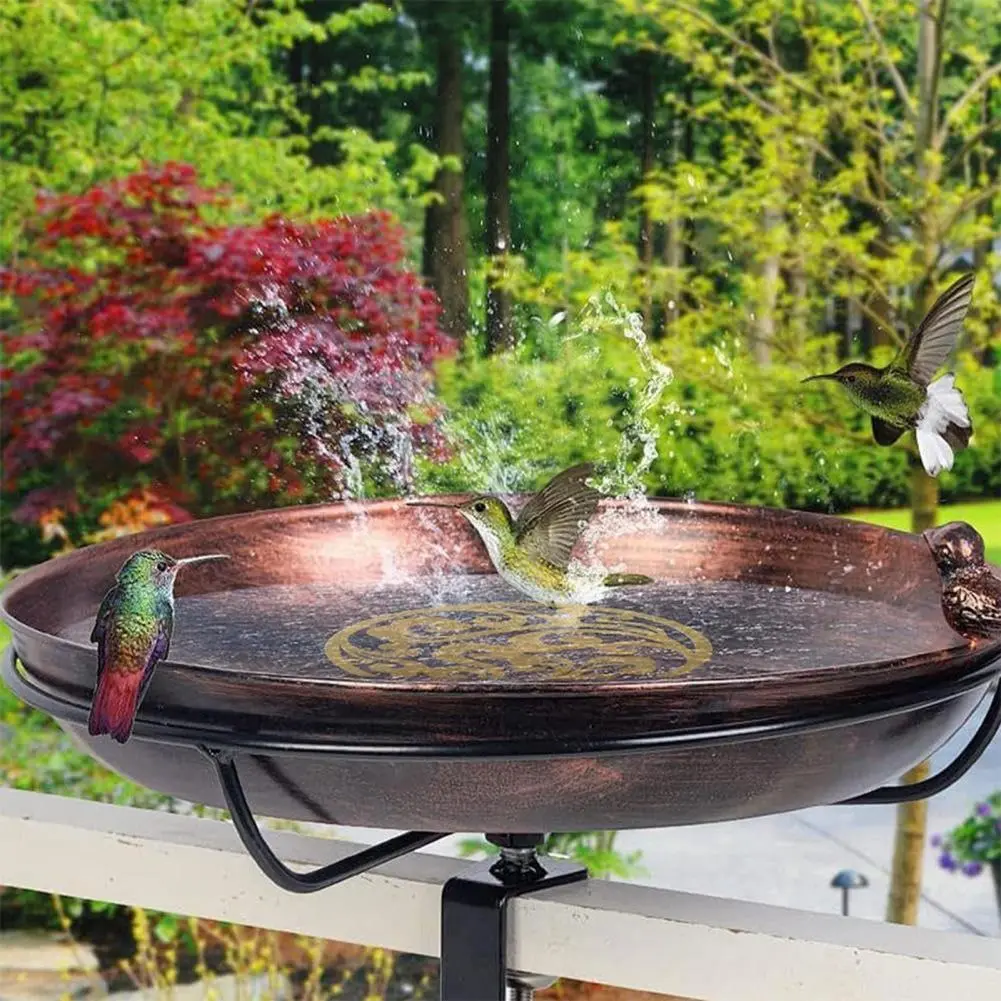 Harmless Birds Bath Conditions Rust-proof Disc Purification Plate for Birds Bath Outdoor Pet Supplies Safe Water for Tree