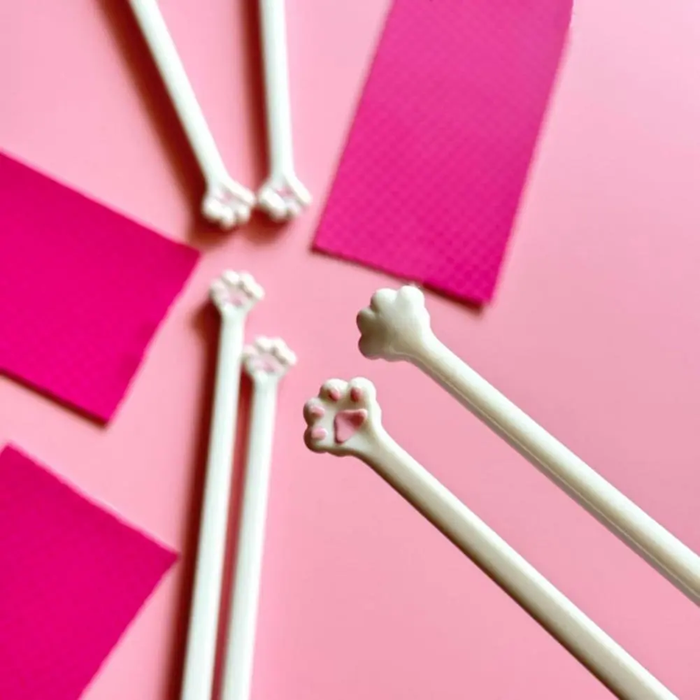 Charming Cat Claw Design Chopsticks Cat Claw Paw Chopsticks Set Cute Pink Prints Non-slip Utensils for Sushi Noodles for Lovers