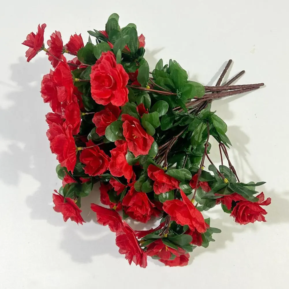 Silk Flower Garland Artificial Flower Hanging Basket Garland Set for Indoor Outdoor Decor 10pcs Simulated Flowers No Withering