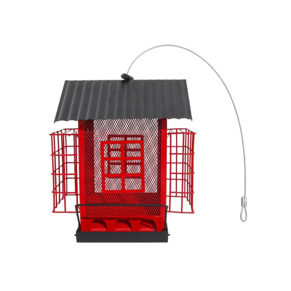 Attract A Variety of S with This Feeder Metal Hanging Feeder with Double Suet Cage for Outdoors Capacity for Cardinals