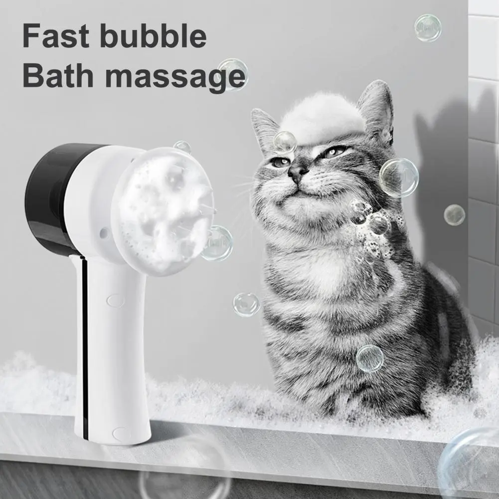 Non-irritating Pet Grooming Tool Pet Bathing Brush Set for Short Long Haired Dogs Automatic Bubble Maker for Gentle for Pet