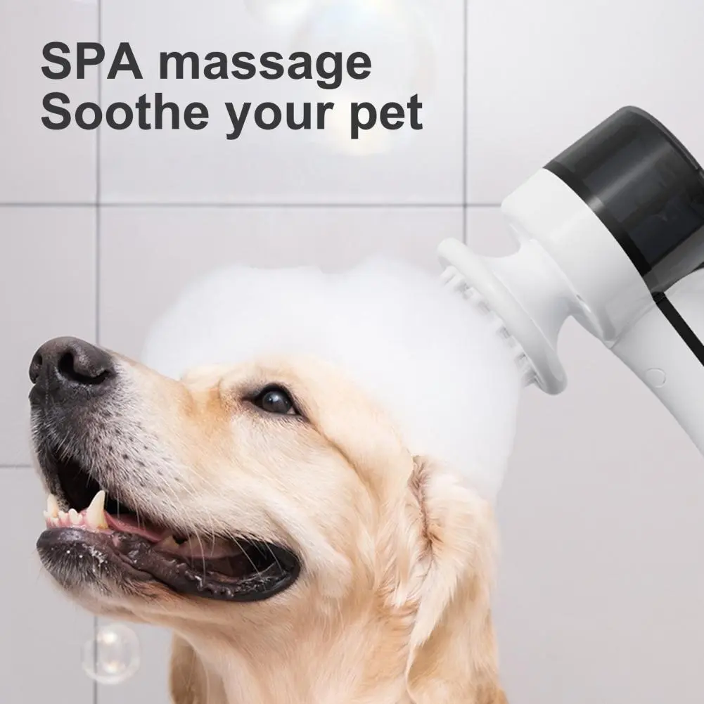 Non-irritating Pet Grooming Tool Pet Bathing Brush Set for Short Long Haired Dogs Automatic Bubble Maker for Gentle for Pet