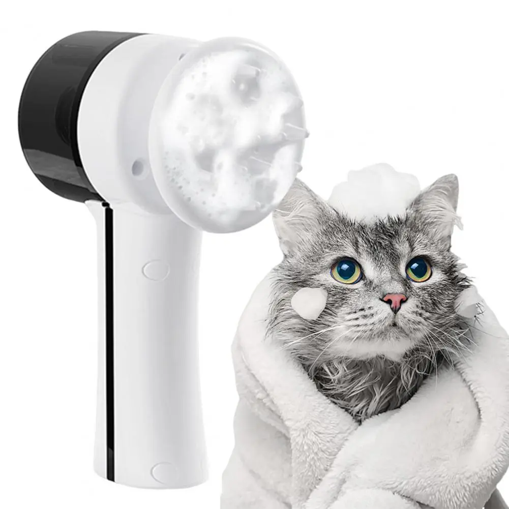 Non-irritating Pet Grooming Tool Pet Bathing Brush Set for Short Long Haired Dogs Automatic Bubble Maker for Gentle for Pet
