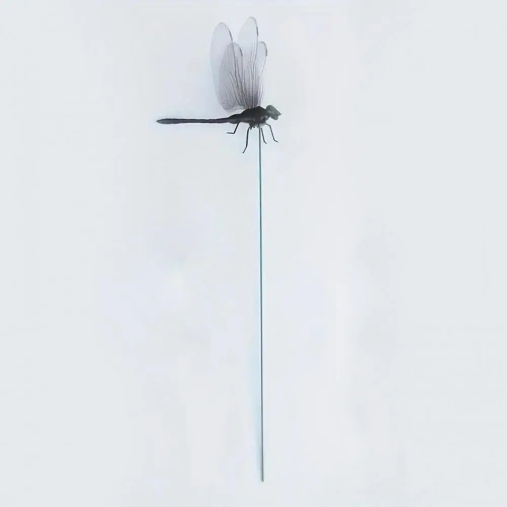 Adjustable Dragonfly Stake 3d Dragonfly Garden Stakes for Indoor Outdoor Plant Decor Dragonfly Decoration for Window for Outdoor