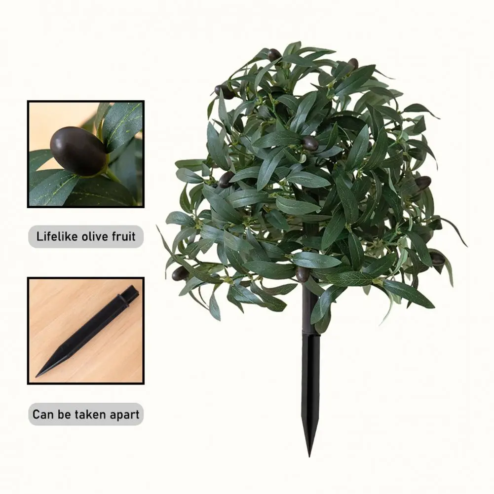 High-quality Faux Flowers Artificial Flower Shrub with Spike Ground Stake for Farmhouse Outdoor Decor Faux for Porch for Garden