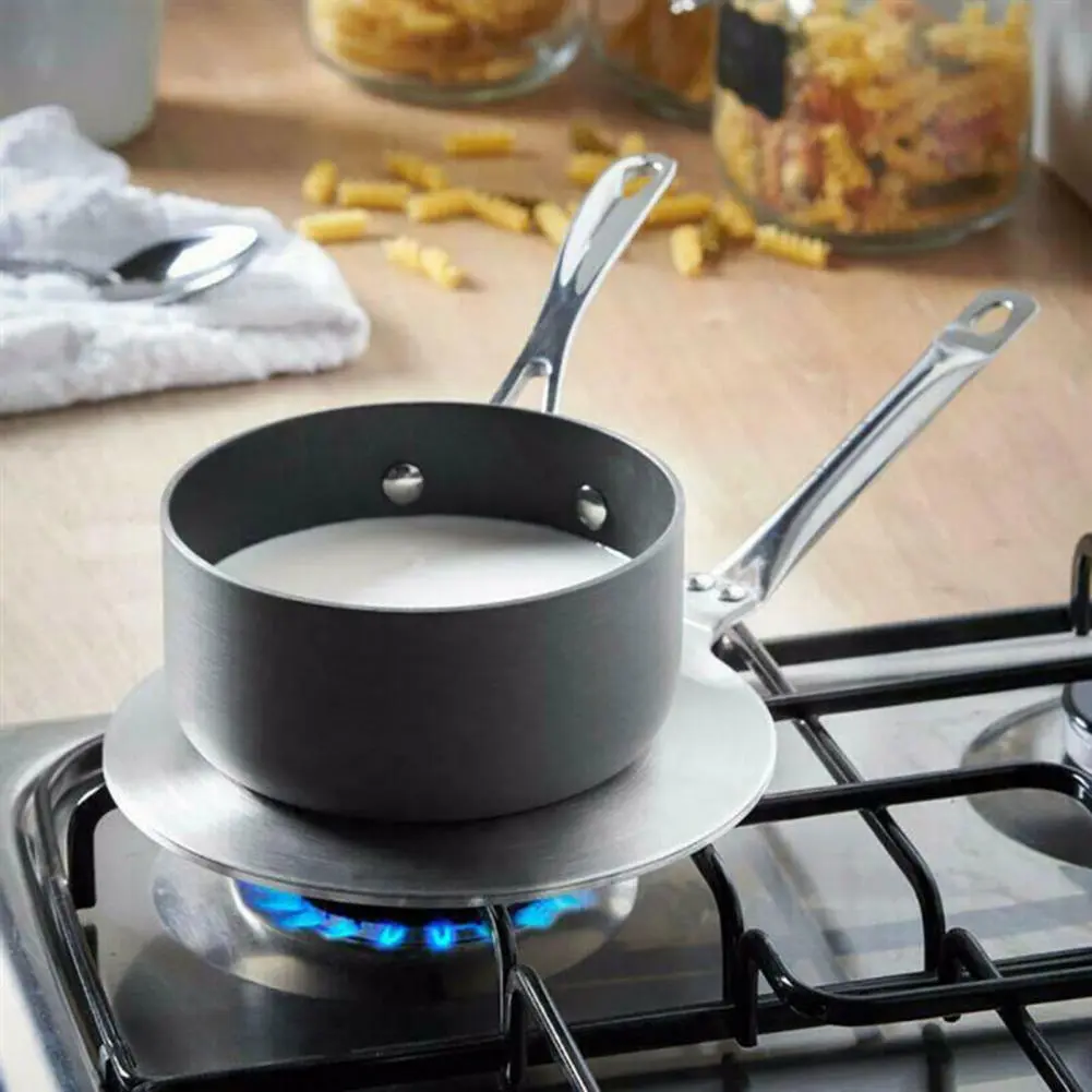Heat Conduction Plate Round Cooking Heat Conduction Plate Non-slip Design Kitchen Ware Insulation Board for Making Soup