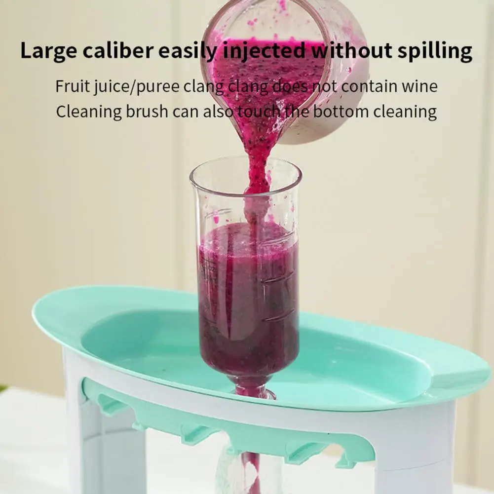Food Squeeze Station with 5 Bags Bpa-free Homemade Baby Food Squeeze Station with Reusable Bags for Toddlers Dishwasher Safe
