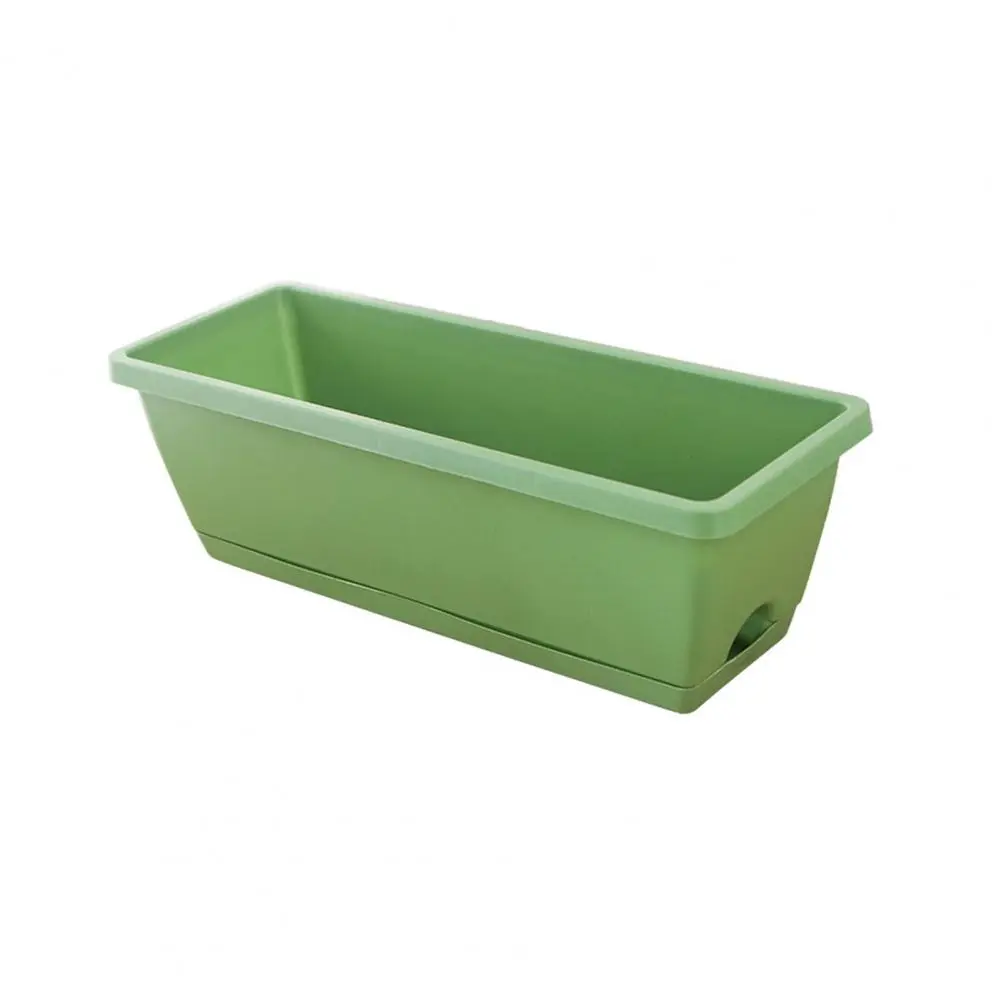 Durable Vegetable Planter Long-Lasting Shatterproof Reusable Rectangular Planter Multipurpose