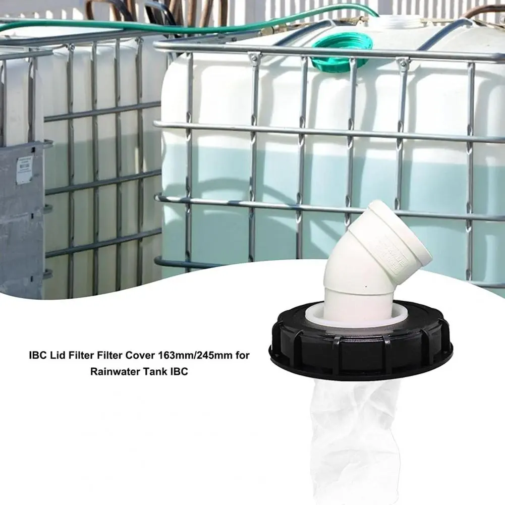 Tank Cover Ibc Tank Filter Lid with Resistant Nylon Rainwater Filter for 1000 Liters Ibc Tank Dirt Debris Removal Bore