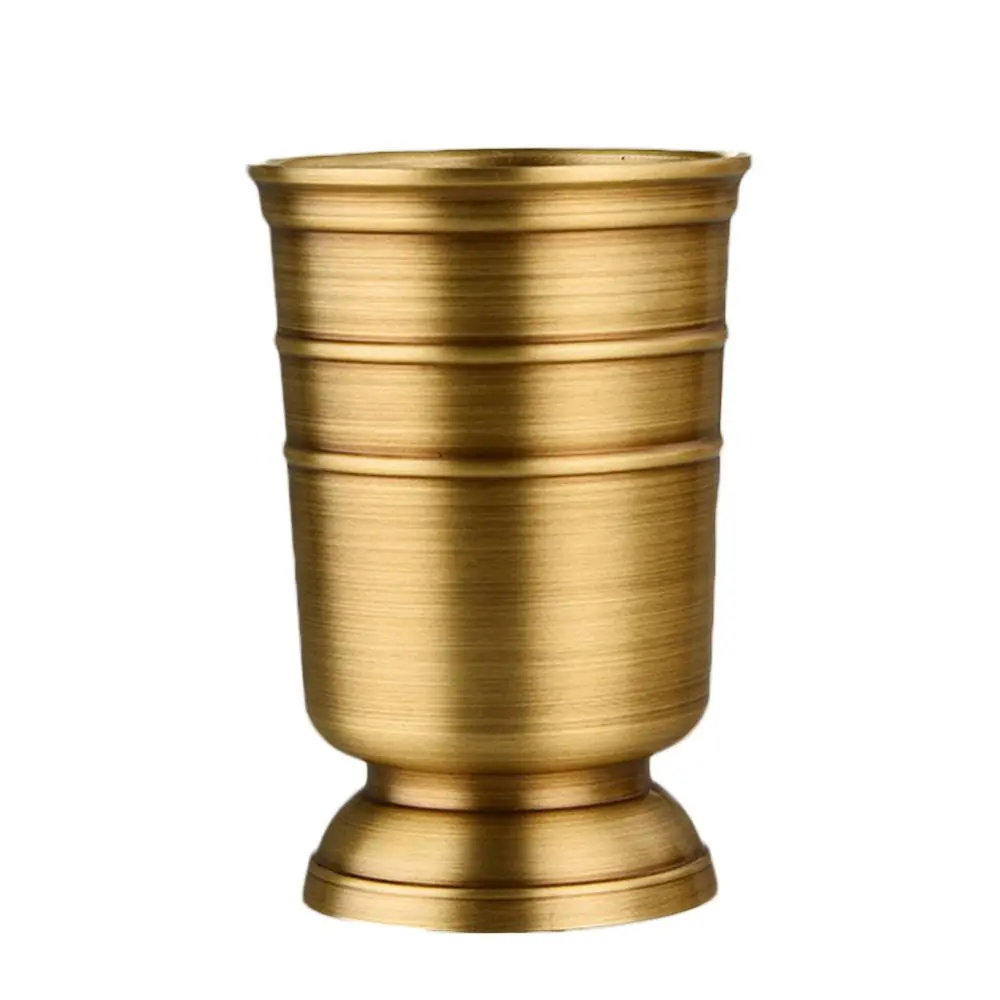 1Pc Copper Mouth Cup Soap Dispenser Dish Toothbrush Holder Home Cleaning Supply