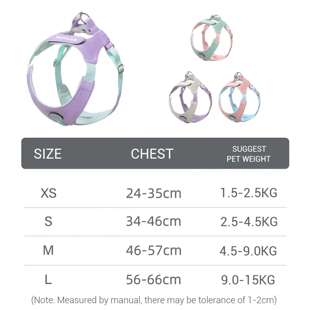 Puppy Harness Harnesses and Wears Necklaces Dog No Pull Training Collar Pet Small Dogs Accessories Big Leash Set Anti Flea Tick