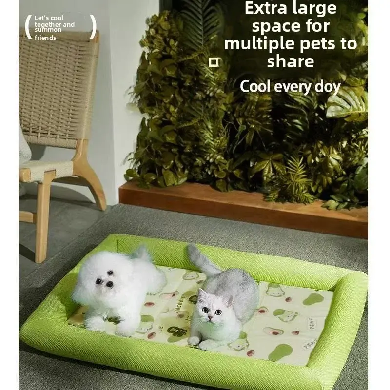 Summer for Dogs Large Breeds Cooling Mat Dog Accessories Bed Golden Retriever Big Baby Beds Small Petty Supplies Pets Home Sofa