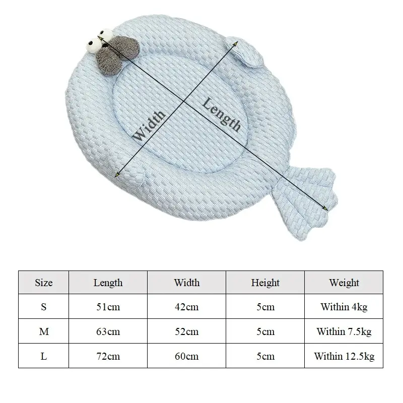 Cooling Mat Dog Bed mats Summer Dogs Pets Accessories Big Sofa Goods for Animals Beds Tiny Pet Shop Everything Medium Products