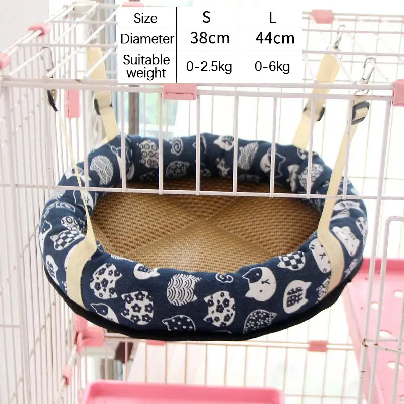 Pet Bed Warm Cushions Hammock All for Cats Plush Winter House Accessory Products Goods Houses Kitten Beds Accessories Habitats