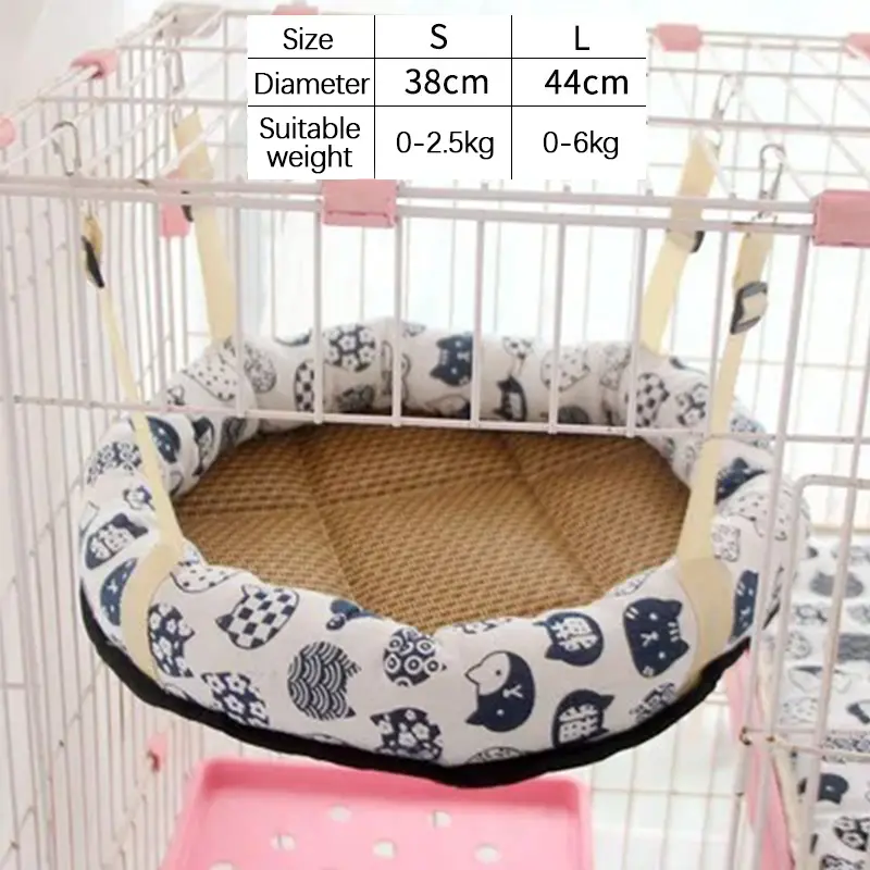 Pet Bed Warm Cushions Hammock All for Cats Plush Winter House Accessory Products Goods Houses Kitten Beds Accessories Habitats