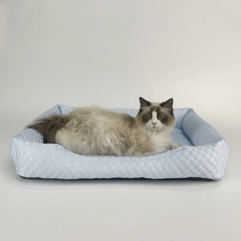 Cooling Mat House for Cats Summer Plush Bed Goods Animals Furniture So Pets Animal Pet Accessories Pillow Sleeping Beds Mats Dog