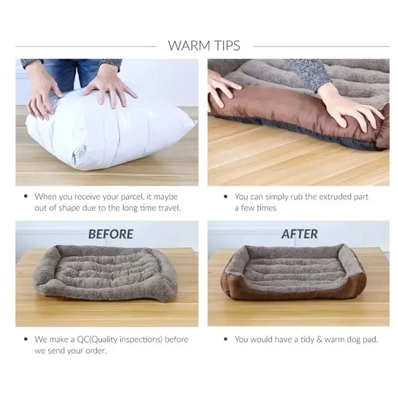 Cats Accessories Puppy Bed Pet Beds All Houses and Habitats Goods Accessory Kitten Supplies Things Dog Products House Basket Mat