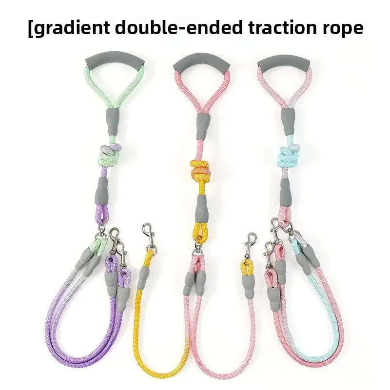 Puppy Accessories Flexi Suit for Dog Pet Supplies Dogs Collar Leash Collars Accessory Big Harness Double-headed traction rope