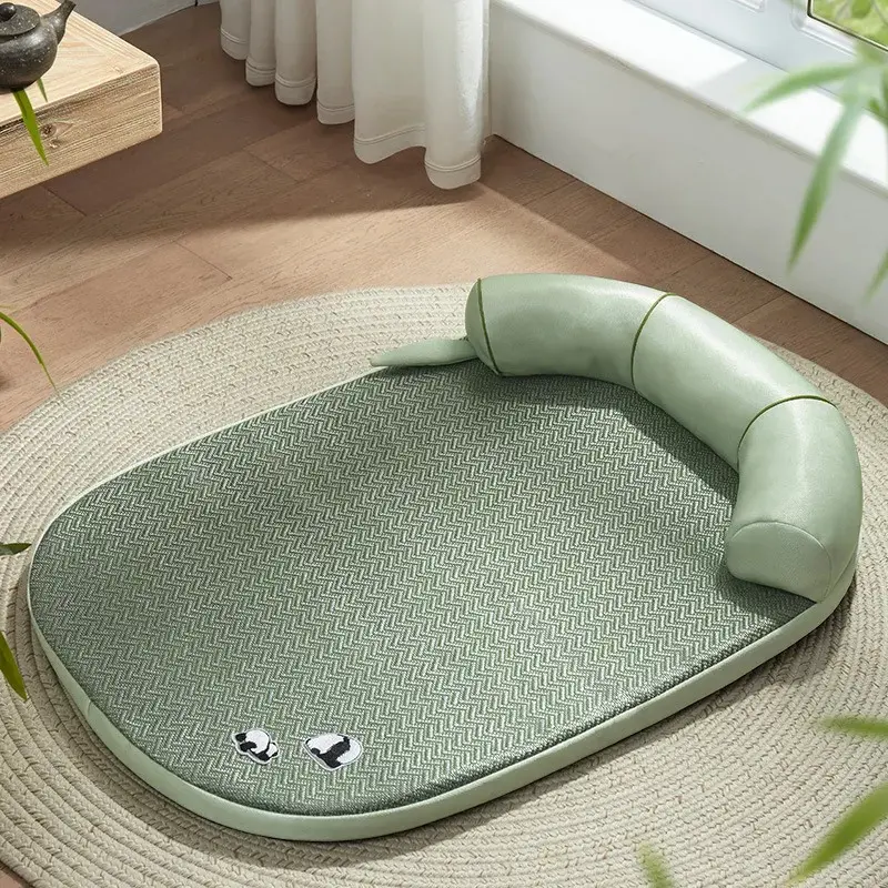 Summer Supplies for Dogs Cooling Mat Labrador Goods Animals Dog House Indoor Beds Tiny Pets Accessories Bed Big Pet Products Pup