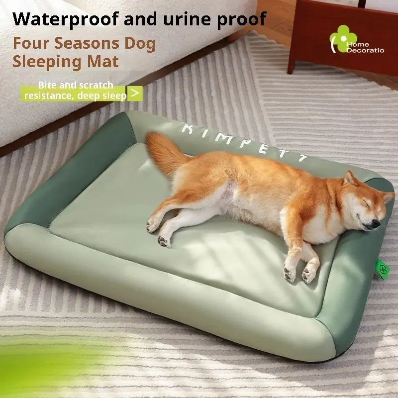 Bed for Dog Accessories Large Dogs Medium Supplies Flannel Beds Sofa Pet Products Animals House Indoor Labrador Small Pets