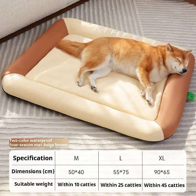 Bed for Dog Accessories Large Dogs Medium Supplies Flannel Beds Sofa Pet Products Animals House Indoor Labrador Small Pets