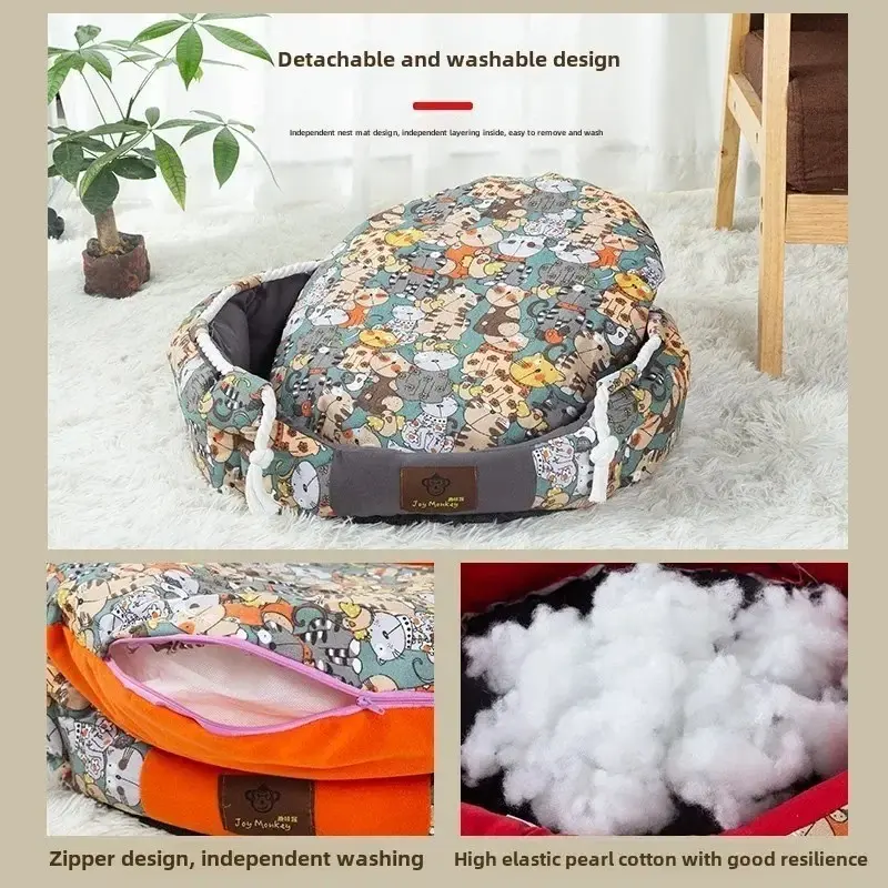 Dog Beds Bed for Dogs Accessories Large Supplies So Pets Mattress Pet House Convertible Sofa Bed mats Bedd Cushions Queen Dog's