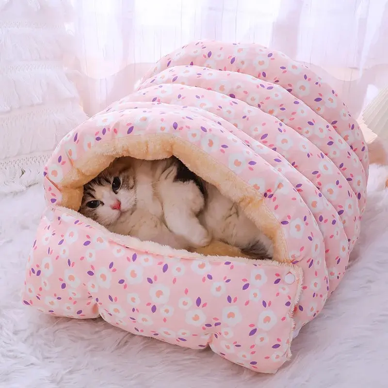 Cats Beds Warm Winter Pet Supplies Accessories Bed Products Goods Houses and Habitats Cushions Kitten Things Accessory Puppy Bed