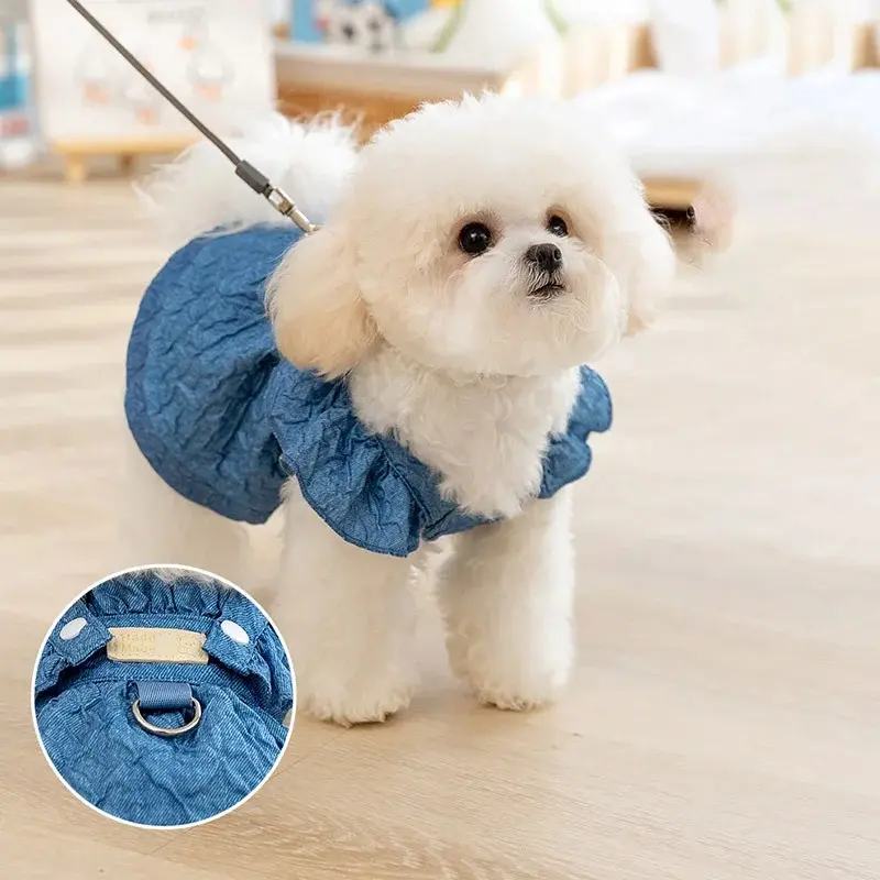 Dog Clothing Summer Clothes Dresses for Dogs Pets Dress Pet Puppy Small Apparel Apparels Supplies Products Home Garden