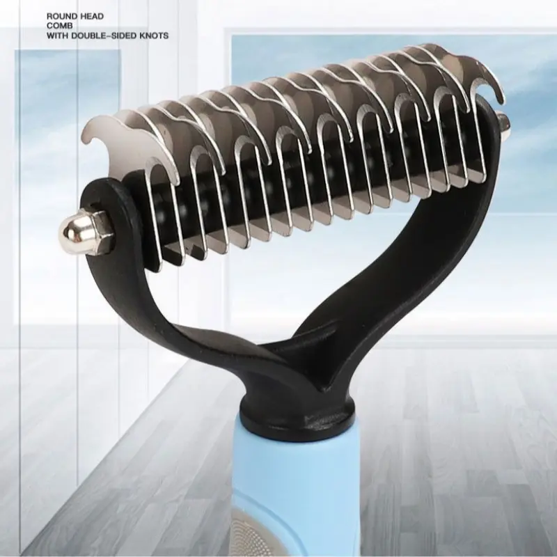 Professional Pet Deshedding Brush Dog Hair Remover Pet Fur Knot Cutter Puppy Cat Comb Brushes Dogs Grooming Shedding Supplies