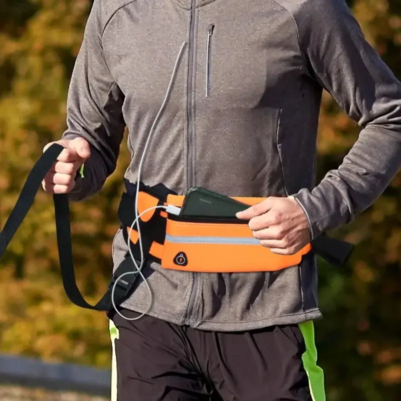 Sports Waist Bag Dog Walking Leash Outdoor Dog Walking Reflective Telescopic Leash Dog Explosion-proof Running Leash