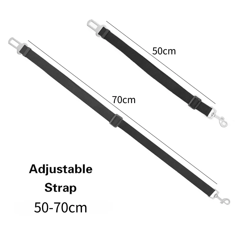 Dog Car Seat Belt Safety Protector Travel Pets Accessories Dog Leash Collar Breakaway Solid Car Harness Pet Car Seat Belts