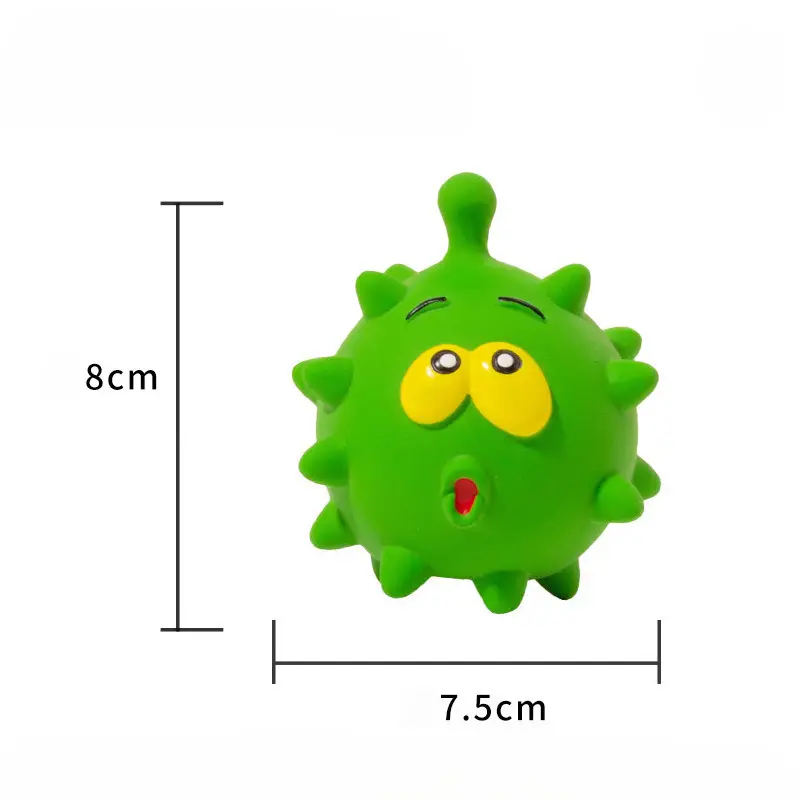 Cute Squeaky Pet Dog Interactive Chew Toy Puppy Bite Resistant Thorn Tooth Cleaning Toy Molar Chew Toys for Dogs Supplies