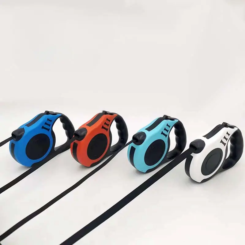 3/5m Dog Leash for Small Dogs Cat Automatic Retractable Durable Nylon Lead Puppy Outdoor Travel Walking Hiking Traction Rope