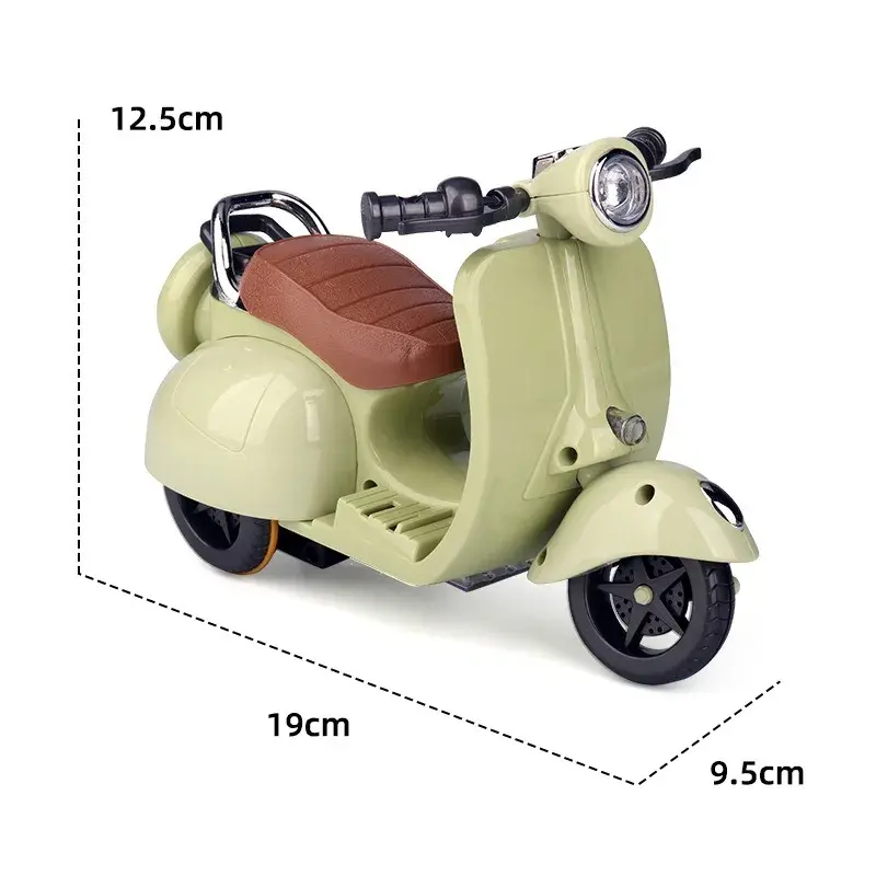 Hamster Motorcycle Toys For Guinea Pig Small Animal 360 Degree Rotating Light Electric Scooter Pets Supplies Stunt Moto Toys