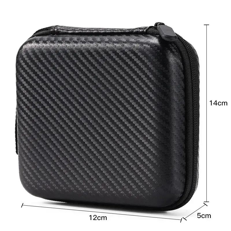 U Disk Data Cable Zipper Bag Mobile Phone Charger Protection Mobile Hard Disk Bag Storage Folding Min Storage Pocket Pouch